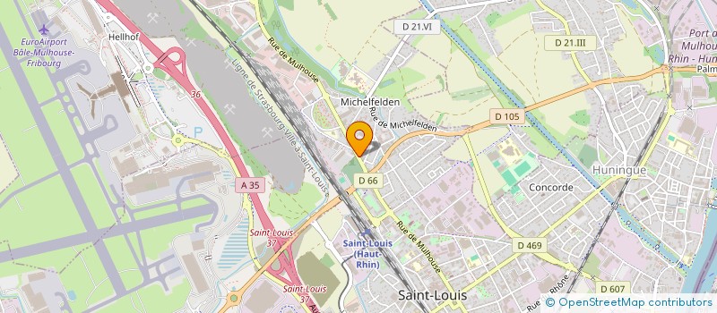 localisation de l'entreprise SCI EMILYA  SAINT-LOUIS