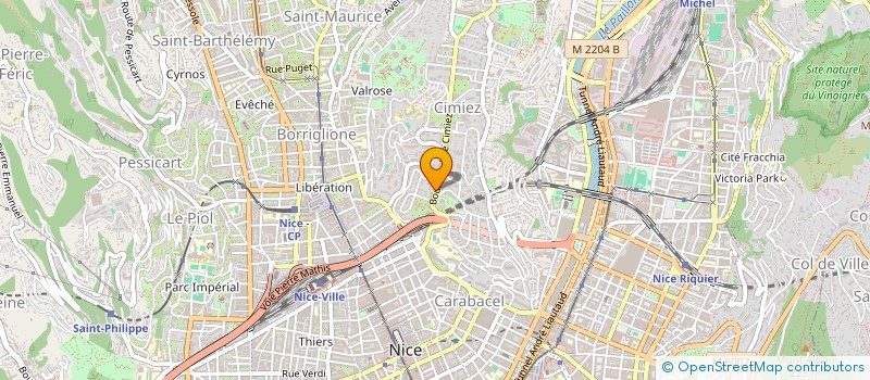 localisation de l'entreprise SCI EMIMA  NICE