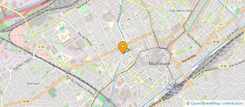 localisation de l'entreprise SCI EMIN  MULHOUSE