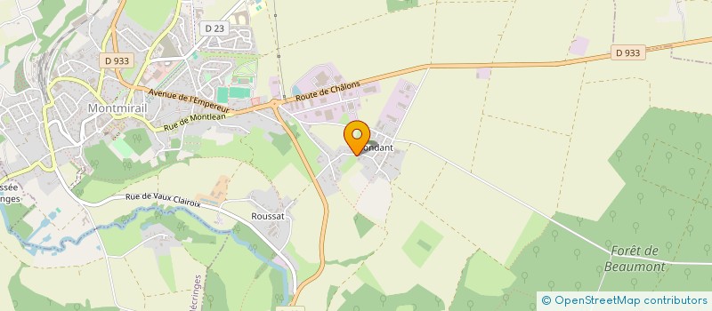 localisation de l'entreprise SCI EMINE  MONTMIRAIL