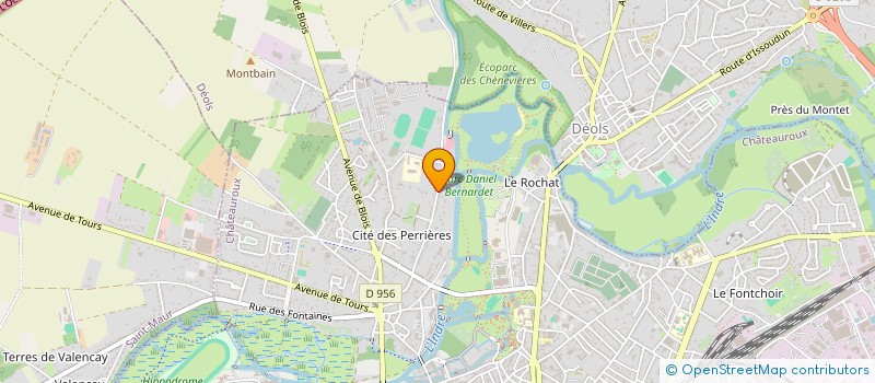 localisation de l'entreprise SCI EMINVEST à CHATEAUROUX