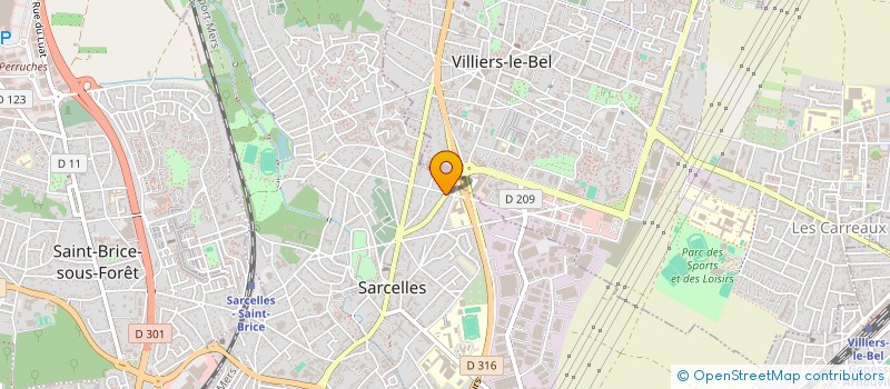 localisation de l'entreprise SCI EMIR  SARCELLES