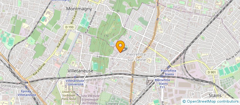localisation de l'entreprise SCI EMIR à PIERREFITTE-SUR-SEINE