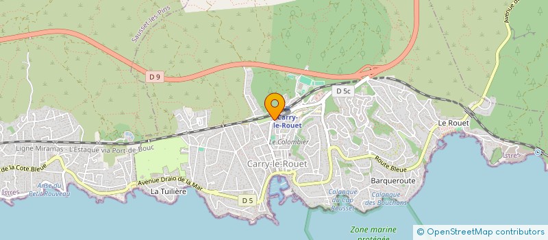 localisation de l'entreprise SCI EMIR BH  CARRY-LE-ROUET