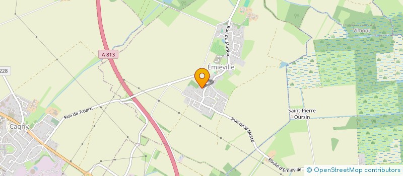 localisation de l'entreprise SCI EMIROSE  EMIEVILLE