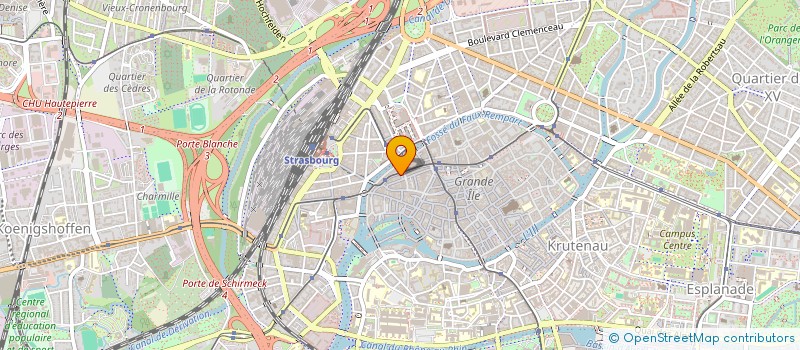 localisation de l'entreprise SCI EMIRZIYE à STRASBOURG