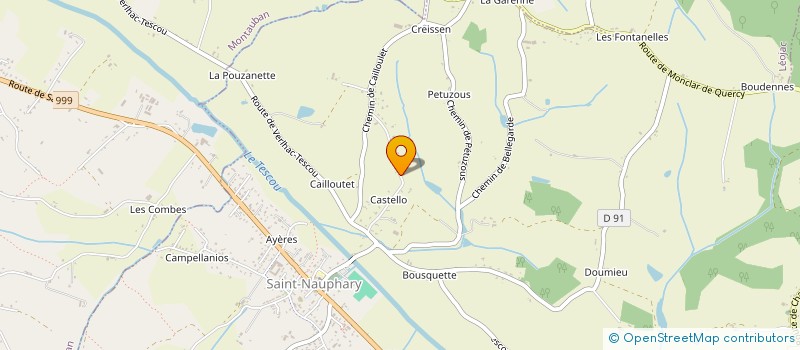 localisation de l'entreprise SCI EMIS  SAINT-NAUPHARY