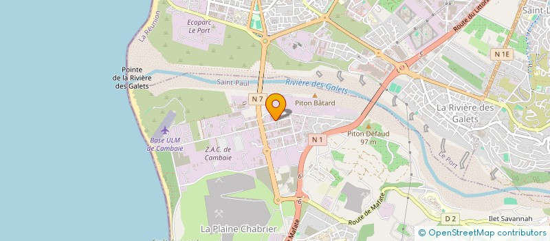 localisation de l'entreprise SCI EMISAN  SAINT-PAUL
