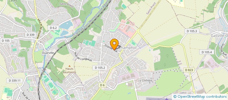 localisation de l'entreprise SCI EMISAN à CHAMPHOL