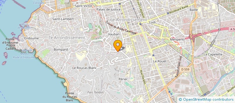 localisation de l'entreprise SCI EMISTEF  MARSEILLE