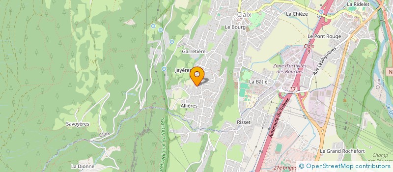 localisation de l'entreprise SCI EMITHIB  COUBLEVIE