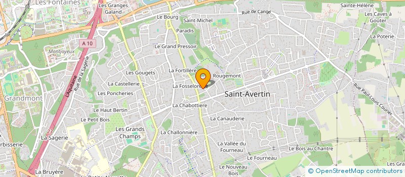 localisation de l'entreprise SCI EMITHOM  SAINT-AVERTIN