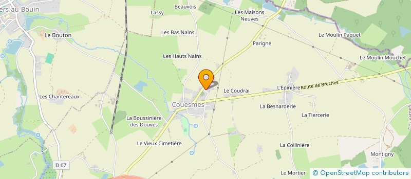 localisation de l'entreprise SCI EMIVALOU  COUESMES