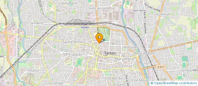 localisation de l'entreprise SCI EMIVI  TARBES