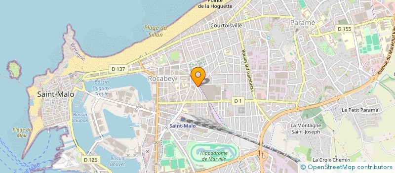 localisation de l'entreprise SCI EMJER  SAINT-MALO