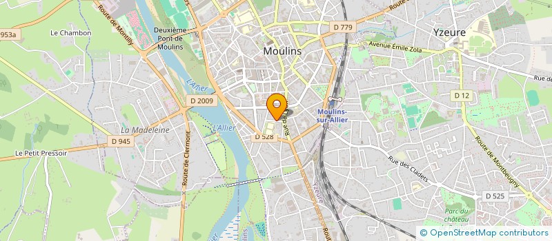 localisation de l'entreprise SCI EMJI à MOULINS