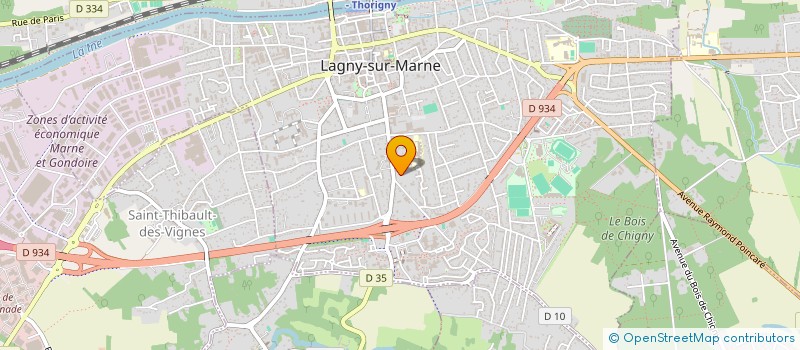 localisation de l'entreprise SCI EMJVB  LAGNY-SUR-MARNE