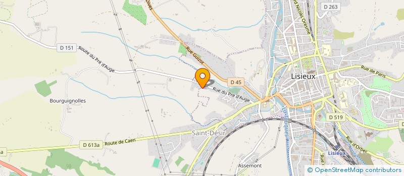 localisation de l'entreprise SCI EMK  SAINT-DESIR