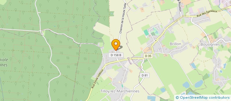 localisation de l'entreprise SCI EMKCF à TILLOY-LEZ-MARCHIENNES