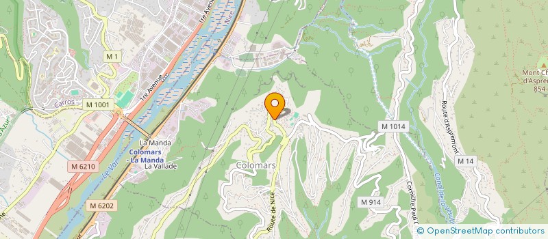 localisation de l'entreprise SCI EML  COLOMARS