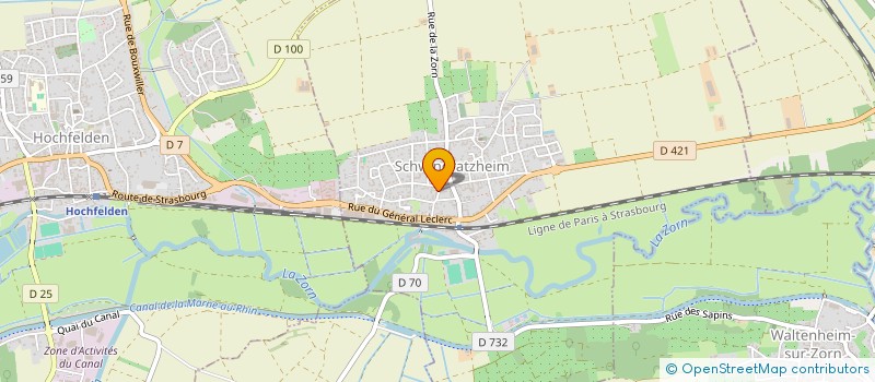 localisation de l'entreprise SCI EMLICE  SCHWINDRATZHEIM