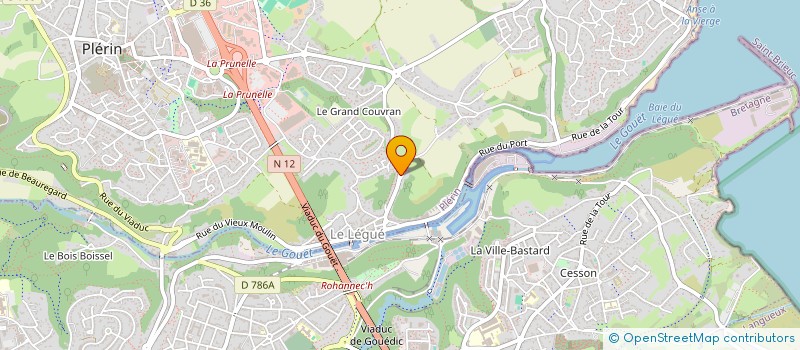 localisation de l'entreprise SCI EMM  PLERIN