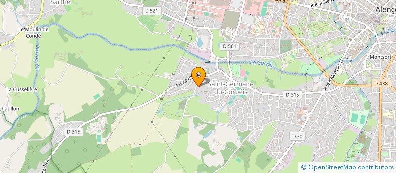 localisation de l'entreprise SCI EMM'ANN à SAINT-GERMAIN-DU-CORBEIS