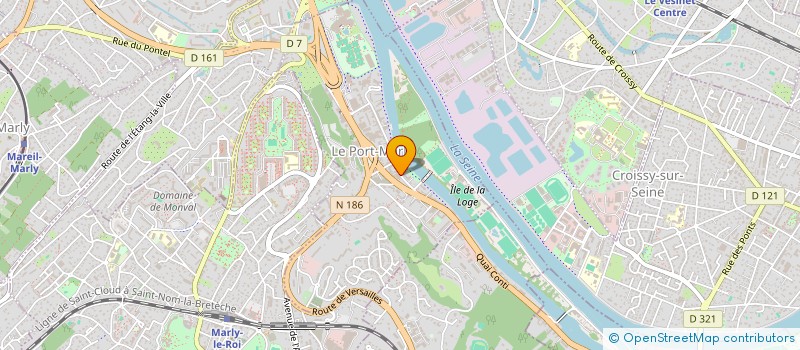 localisation de l'entreprise SCI EMMA  LE PORT-MARLY