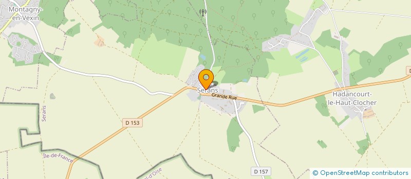 localisation de l'entreprise SCI EMMA  SERANS