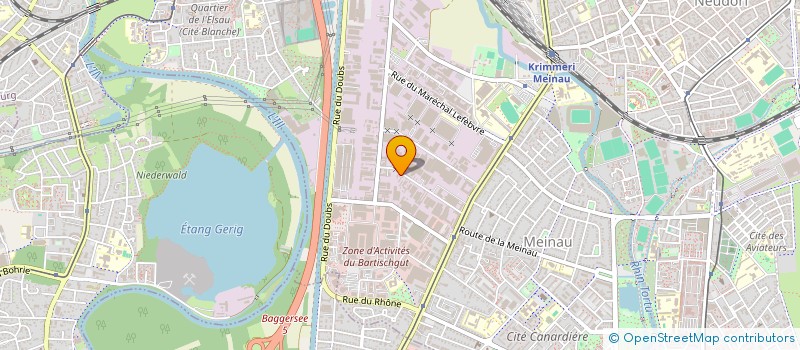 localisation de l'entreprise SCI EMMA  STRASBOURG