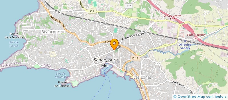 localisation de l'entreprise SCI EMMA à SANARY-SUR-MER