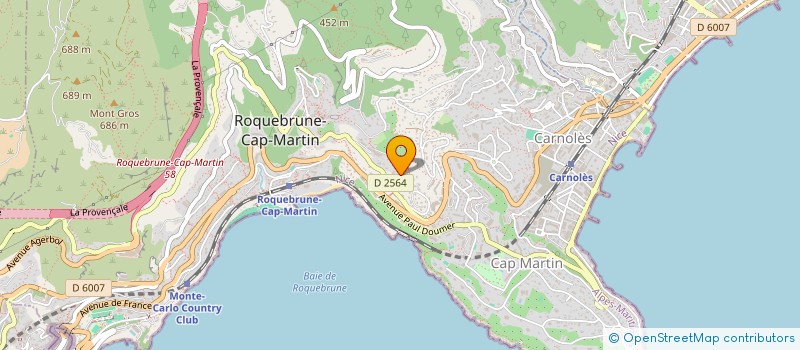 localisation de l'entreprise SCI EMMA à ROQUEBRUNE-CAP-MARTIN