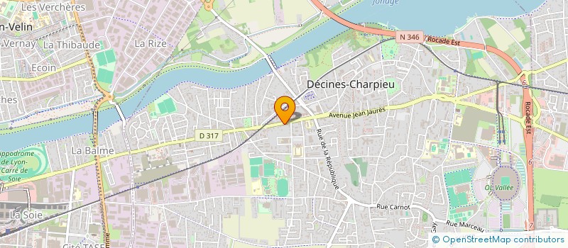 localisation de l'entreprise SCI EMMA  DECINES-CHARPIEU