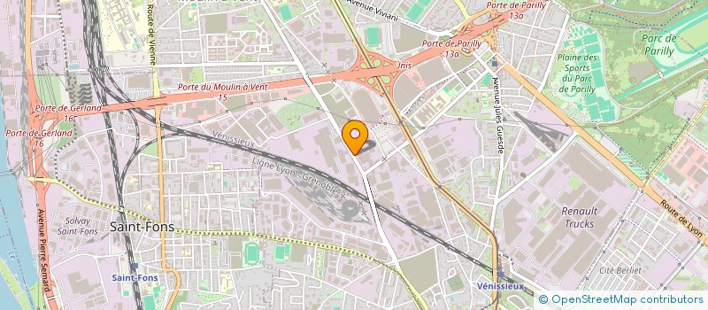 localisation de l'entreprise SCI EMMA  VENISSIEUX