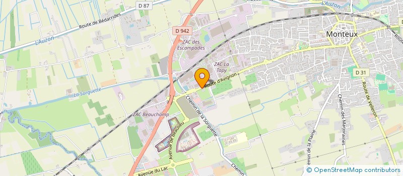 localisation de l'entreprise SCI EMMA  MONTEUX