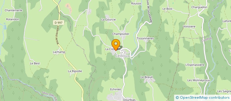 localisation de l'entreprise SCI EMMA  CEILLOUX