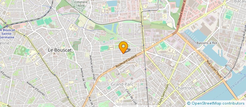 localisation de l'entreprise SCI EMMA  LE BOUSCAT