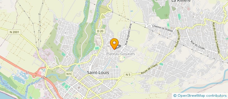 localisation de l'entreprise SCI EMMA  SAINT-LOUIS