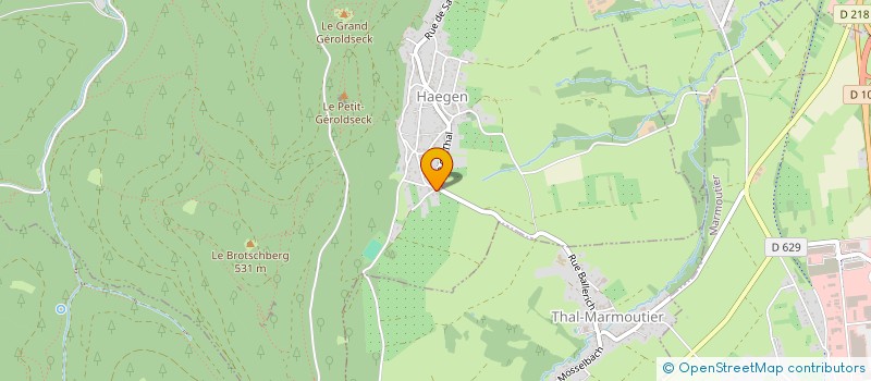 localisation de l'entreprise SCI EMMA  HAEGEN