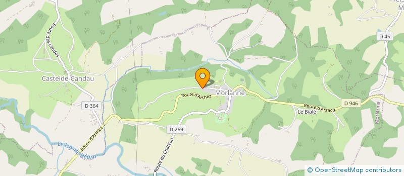 localisation de l'entreprise SCI EMMA  MORLANNE