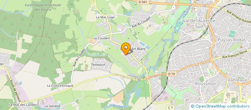 localisation de l'entreprise SCI EMMA à LIMOGES