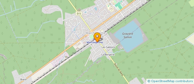 localisation de l'entreprise SCI EMMA  MARCHEPRIME