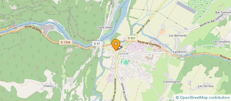 localisation de l'entreprise SCI EMMA  YENNE