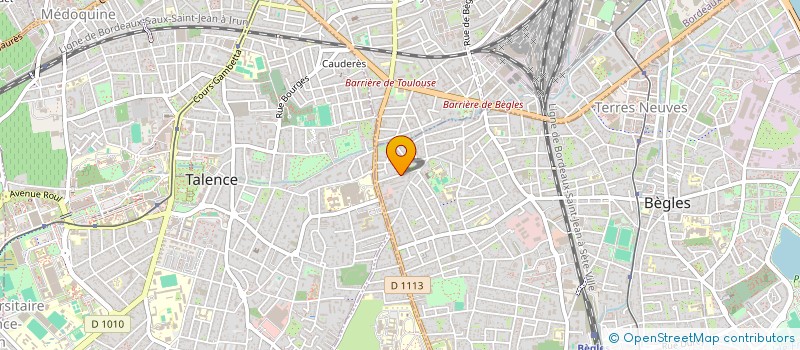 localisation de l'entreprise SCI EMMA à BEGLES