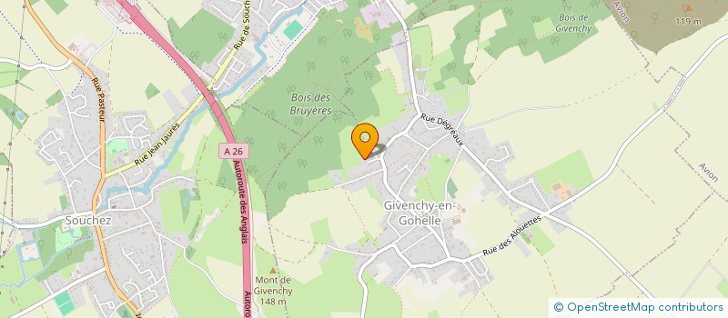 localisation de l'entreprise SCI EMMA  GIVENCHY-EN-GOHELLE