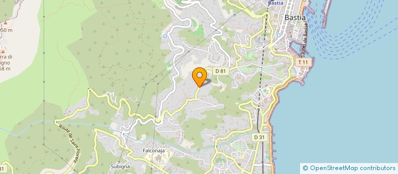localisation de l'entreprise SCI EMMA à BASTIA