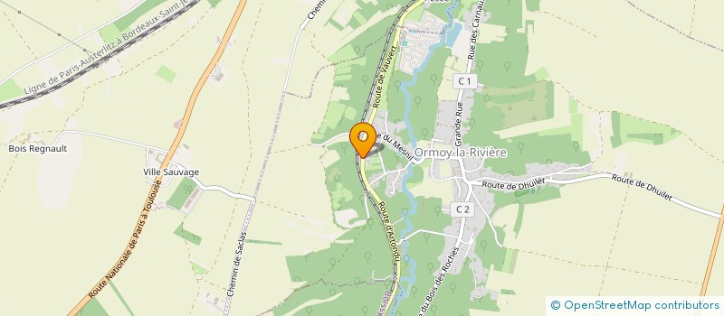 localisation de l'entreprise SCI EMMA  ORMOY-LA-RIVIERE