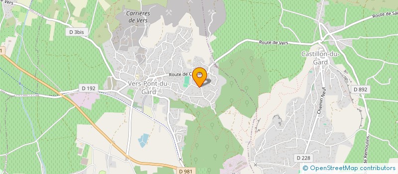 localisation de l'entreprise SCI EMMA  VERS-PONT-DU-GARD
