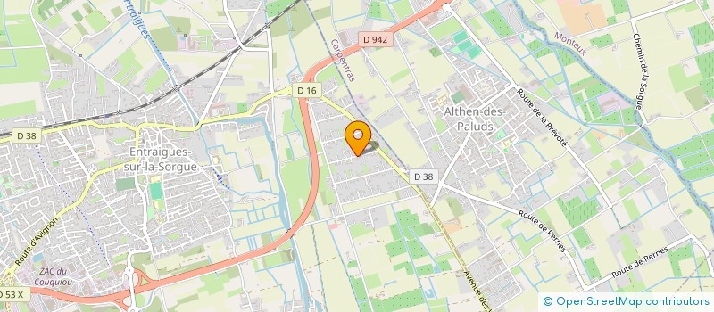 localisation de l'entreprise SCI EMMA  ENTRAIGUES-SUR-LA-SORGUE