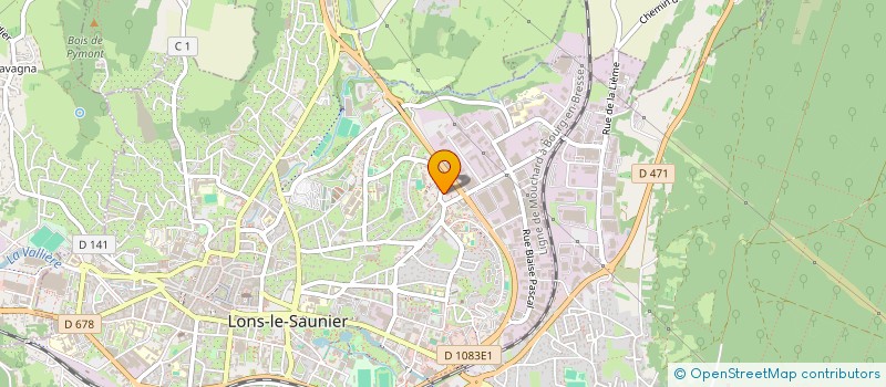 localisation de l'entreprise SCI EMMA  LONS-LE-SAUNIER